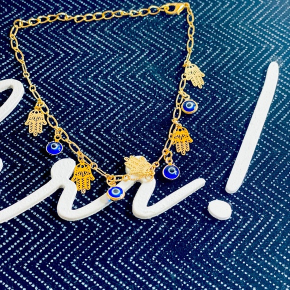 Evil eye & Hamsa anklet. - Picture 2 of 3